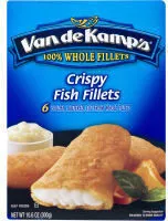 Mängden socker i Whole fillets crispy fish fillets