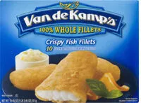 Mängden socker i Van de kamp's fish fillets crispy