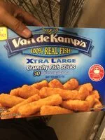 Mängden socker i Xtra large crunchy fish sticks
