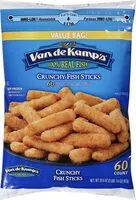 Mängden socker i Crunchy fish sticks