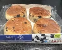 Mängden socker i Blueberry scones