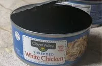 Mängden socker i Shredded white chicken