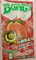 Mängden socker i Boing Guayaba