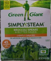 Mängden socker i Broccoli Spears & Butter Sauce