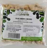 Mängden socker i Anacardo crudo