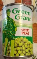 Mängden socker i peas