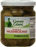 Mängden socker i Whole mushrooms