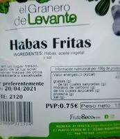 Mängden socker i Habas fritas