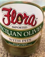 Mängden socker i Sicilian olives with pits