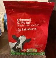 Mängden socker i Skimmed British milk powder