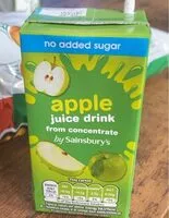 Mängden socker i Apple juice drink