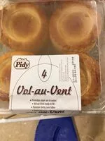 Mängden socker i 4 Vol Au Vent