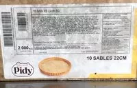 Mängden socker i 10 sables 22 Cm