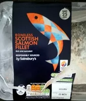 Mängden socker i Boneless Scottish salmon fillet