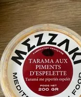 Mängden socker i Tarama au piment d’espelette