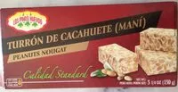 Mängden socker i Turron de cacahuete