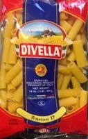 Mängden socker i Rigatoni 17 Pasta