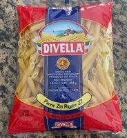 Mängden socker i penne ziti rigate 27