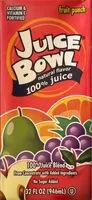 Mängden socker i Juice Bowl fruit punch