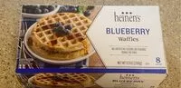 Mängden socker i Blueberry Waffles heinens brand