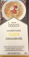 Mängden socker i Unsweetened plain almond milk