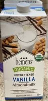 Mängden socker i organic unsweetened vanilla almondmilk