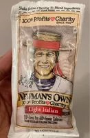 Mängden socker i Newmans own lite italian dressing packets