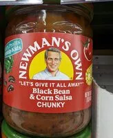 Mängden socker i Newman's Own Black Bean & Corn Salsa, 473 ml, 2 unidades