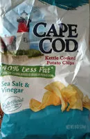 Mängden socker i Cape cod, kettle cooked potato chips