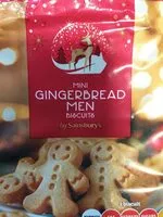 Mängden socker i Mini Gingerbread Men Biscuits