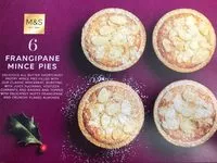 Mängden socker i 6 Frangipane Mince Pies