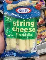 Mängden socker i Mozzarella string cheese