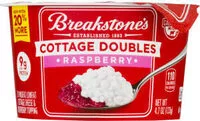 Mängden socker i Milkfat lowfat cottage cheese & raspberry topping
