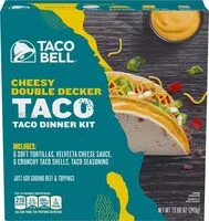Mängden socker i Cheesy double decker taco dinner kit