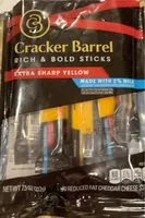 Mängden socker i Yellow Cheddar Cheese Sticks