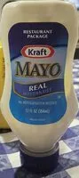 Mängden socker i Kraft Mayo Real Mayonnaise