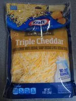 Mängden socker i Kraft triple cheddar