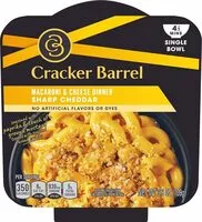 Mängden socker i Cracker barrel sharp cheddar macaroni cheese single