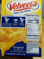 Mängden socker i Velveeta shells & cheese