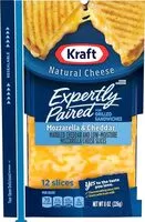 Mängden socker i Expertly paired mozzarella cheddar cheese