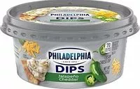 Mängden socker i Dips jalapeno cheddar cream cheese