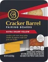 Mängden socker i Extra sharp yellow cheddar pepperoni and crackers