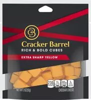 Mängden socker i Extra sharp yellow cheese cubes