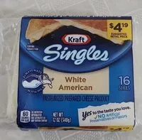 Mängden socker i White American cheese
