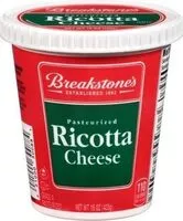 Mängden socker i Ricotta cheese