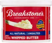 Mängden socker i Breakstone's whipped butter unsalted