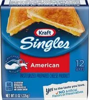 Mängden socker i American cheese singles