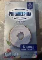 Mängden socker i Cream cheese