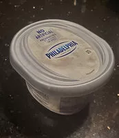 Mängden socker i Whipped cream cheese tub
