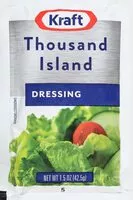 Mängden socker i Thousand island packets